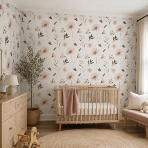 Daisy Reverie — Luxury Floral Wallpaper Dubai