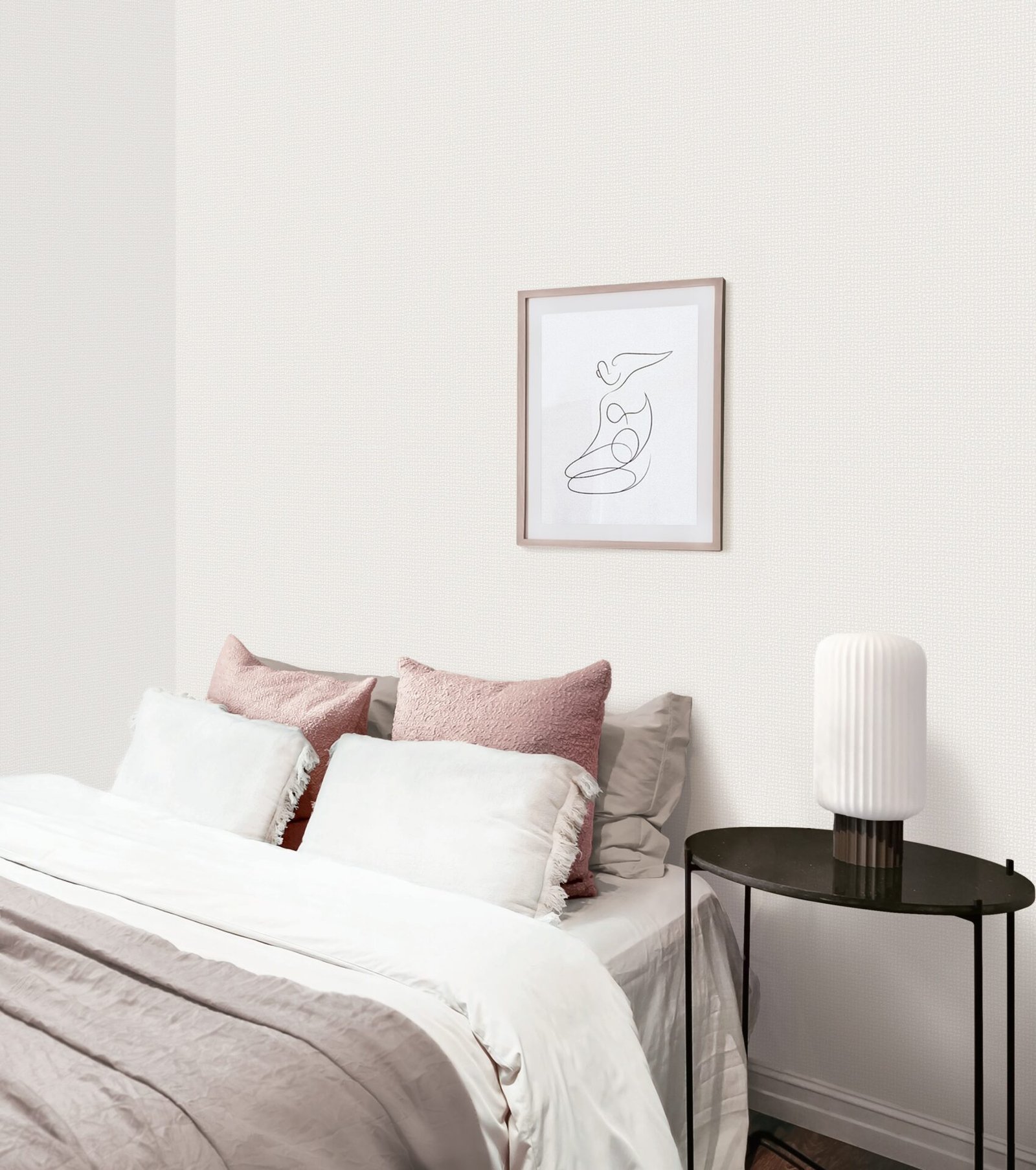 Linen Poise — Plain & Textured Wallpaper Dubai