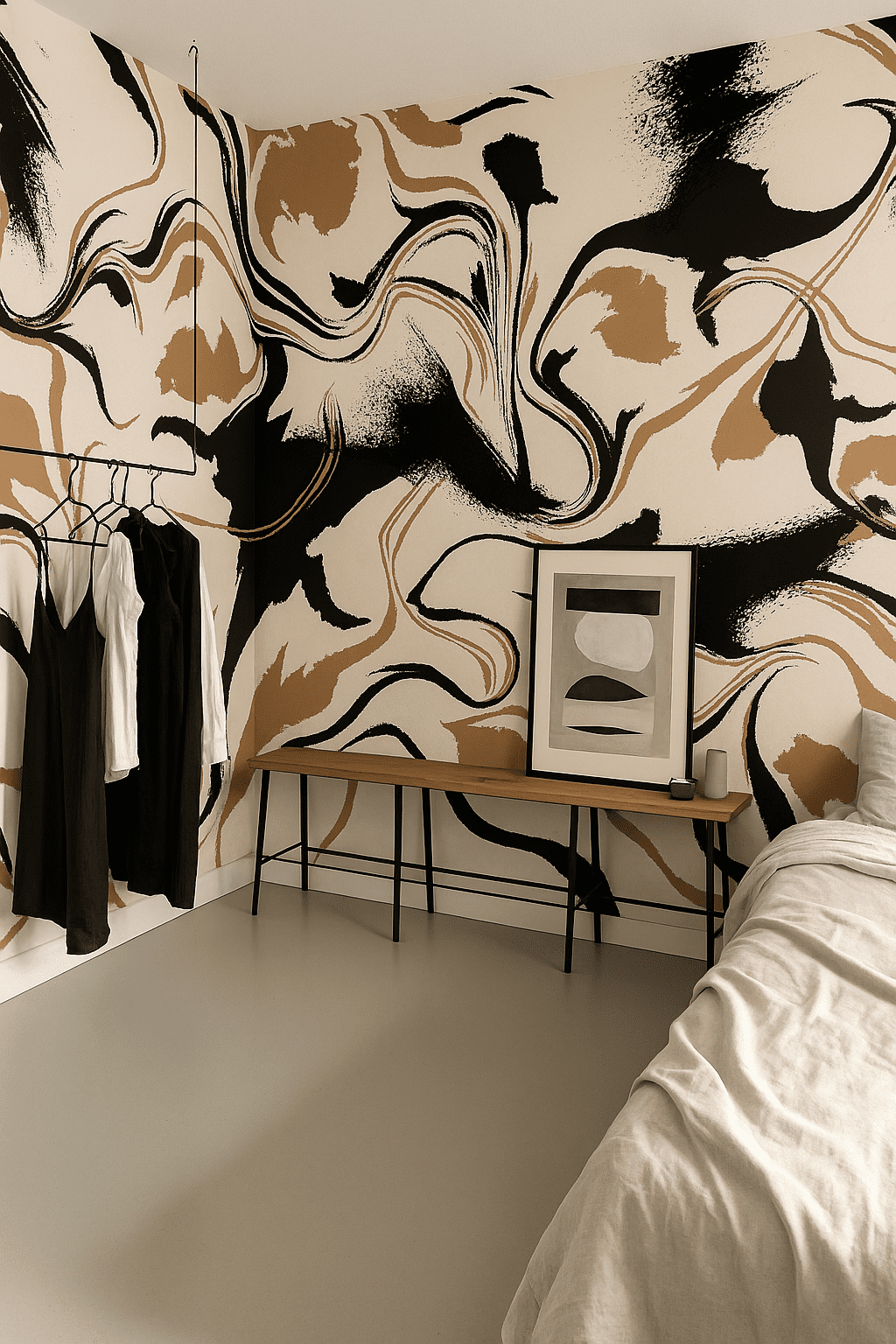 Abstract Brushstrokes — Modern Wallpaper Dubai - Image 3