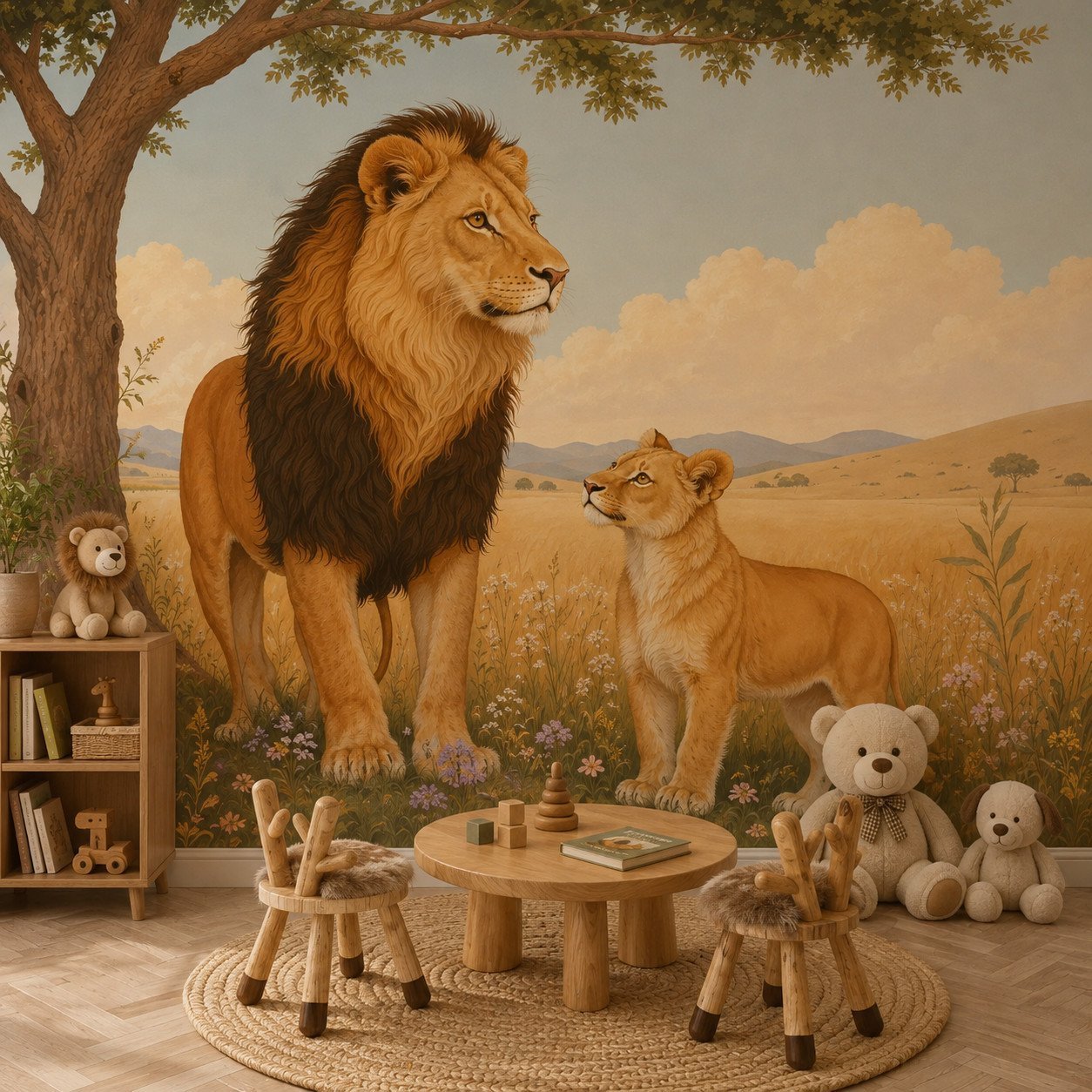 Amber Plains — Luxury Kids Wallpaper Dubai