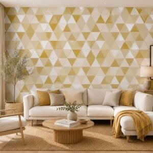 Amber Triad — Modern Wallpaper Dubai