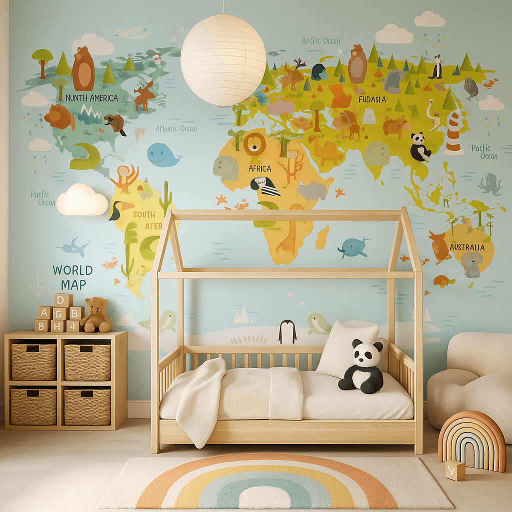 Atlas Alcove — Luxury Kids Wallpaper Dubai