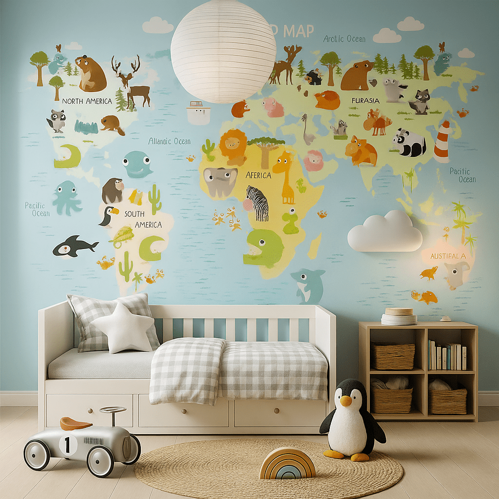 Atlas Pals — Luxury Kids Wallpaper Dubai