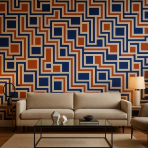 Aztec Maze — Modern Wallpaper Dubai
