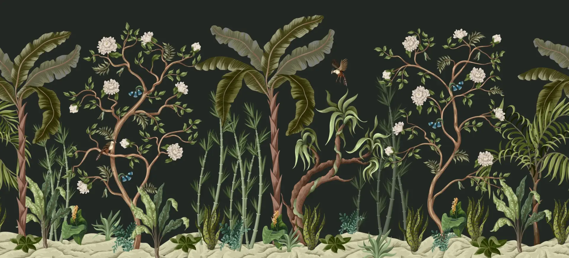 Bamboo Eden — Luxury Floral Wallpaper Dubai - Image 3