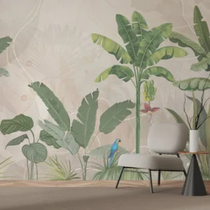 Banana Haven — Luxury Floral Wallpaper Dubai