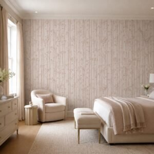 Blush Coppice — Luxury Floral Wallpaper Dubai