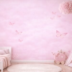 Blush Flutter — Luxury Kids Wallpaper Dubai