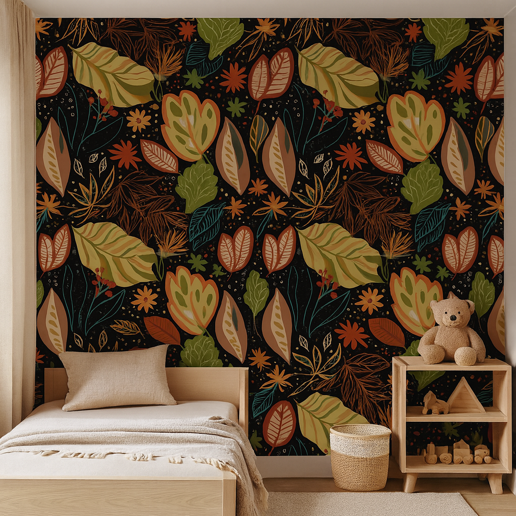 Botanical Harmony — Luxury Floral Wallpaper Dubai