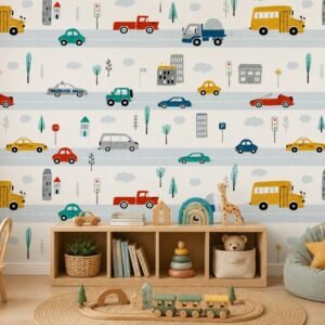 City Circuit — Luxury Kids Wallpaper Dubai