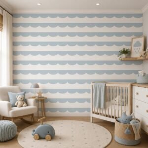 Cloud Valance — Luxury Kids Wallpaper Dubai