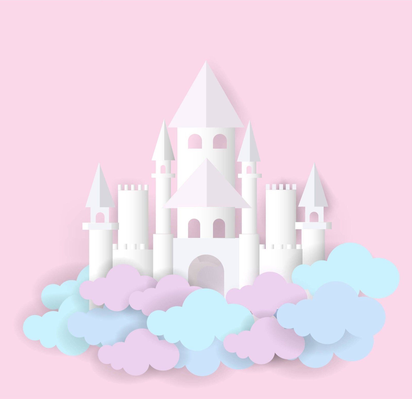 Cloudspire Castle — Luxury Kids Wallpaper Dubai - Image 2