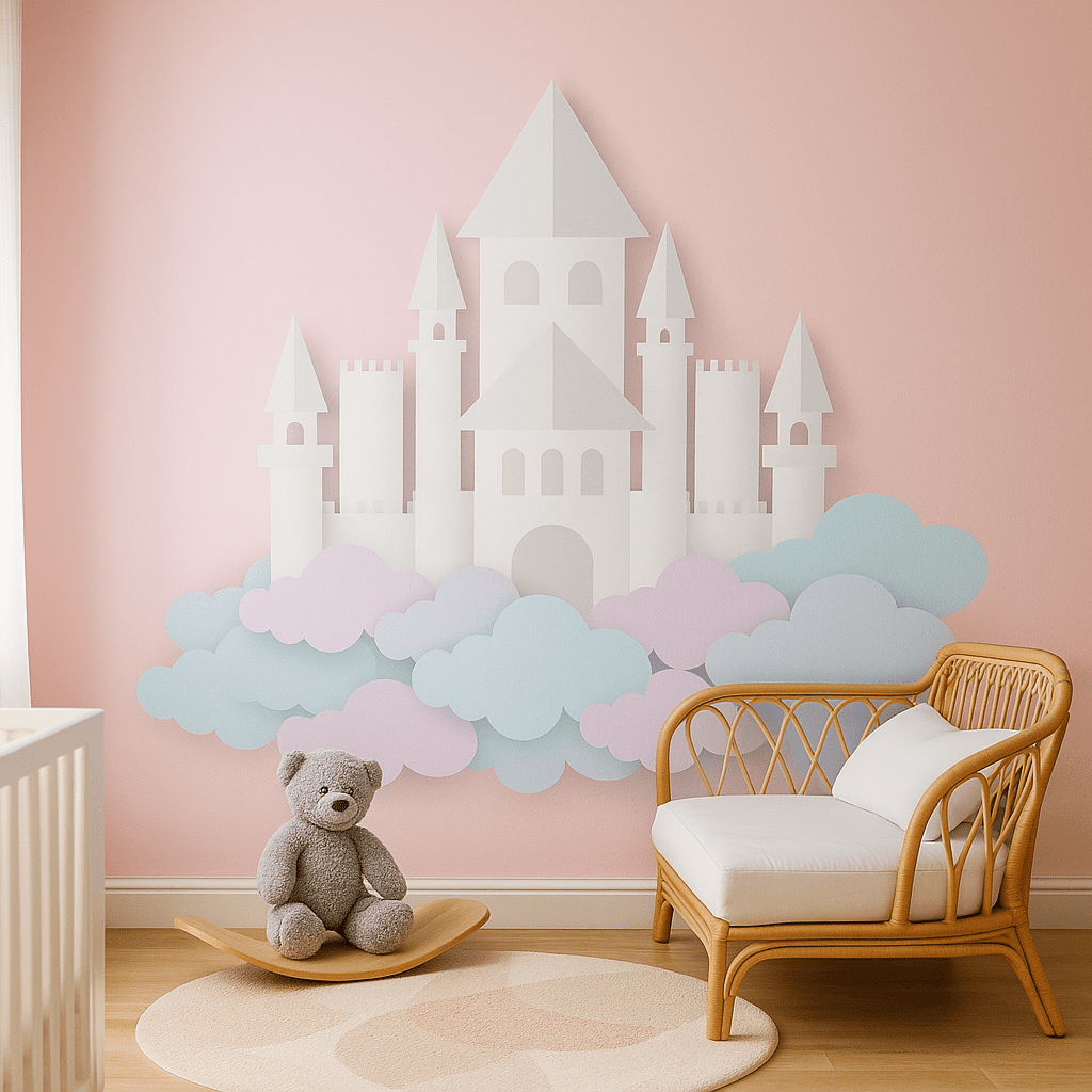 Cloudspire Castle — Luxury Kids Wallpaper Dubai
