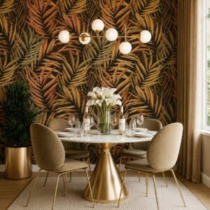 Cocoa Grove — Luxury Floral Wallpaper Dubai