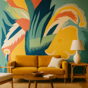 Coral Breeze — Plain & Textured Wallpaper Dubai