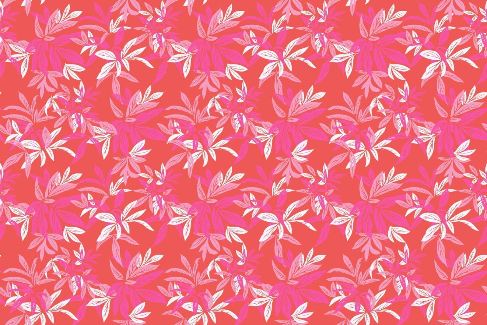 Coral Foliage — Luxury Floral Wallpaper Dubai - Image 2