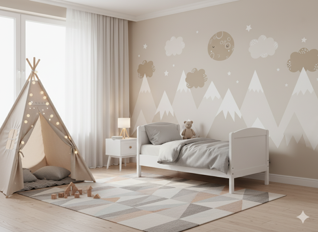 Cozy Constellation — Luxury Kids Wallpaper Dubai - Image 3