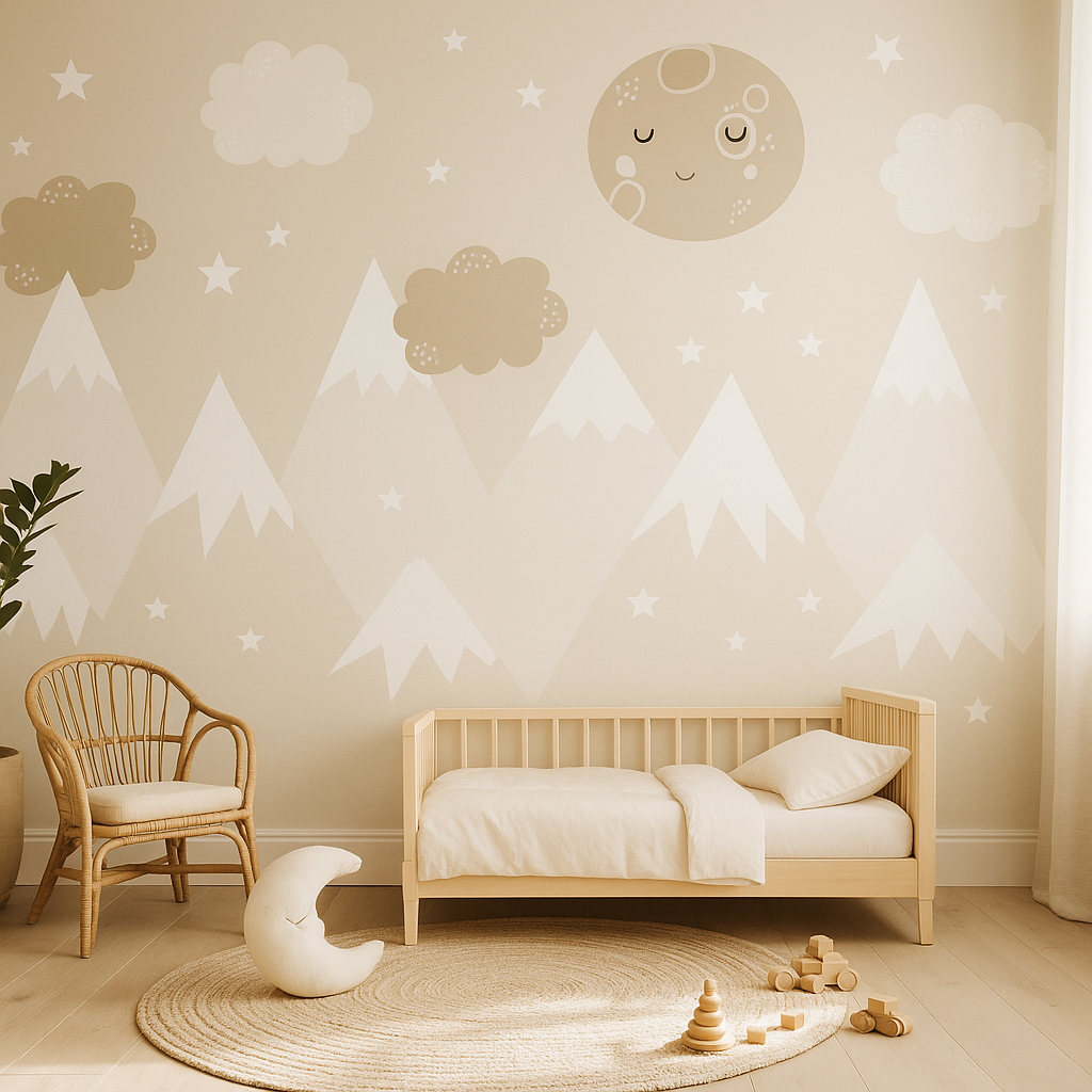 Cozy Constellation — Luxury Kids Wallpaper Dubai