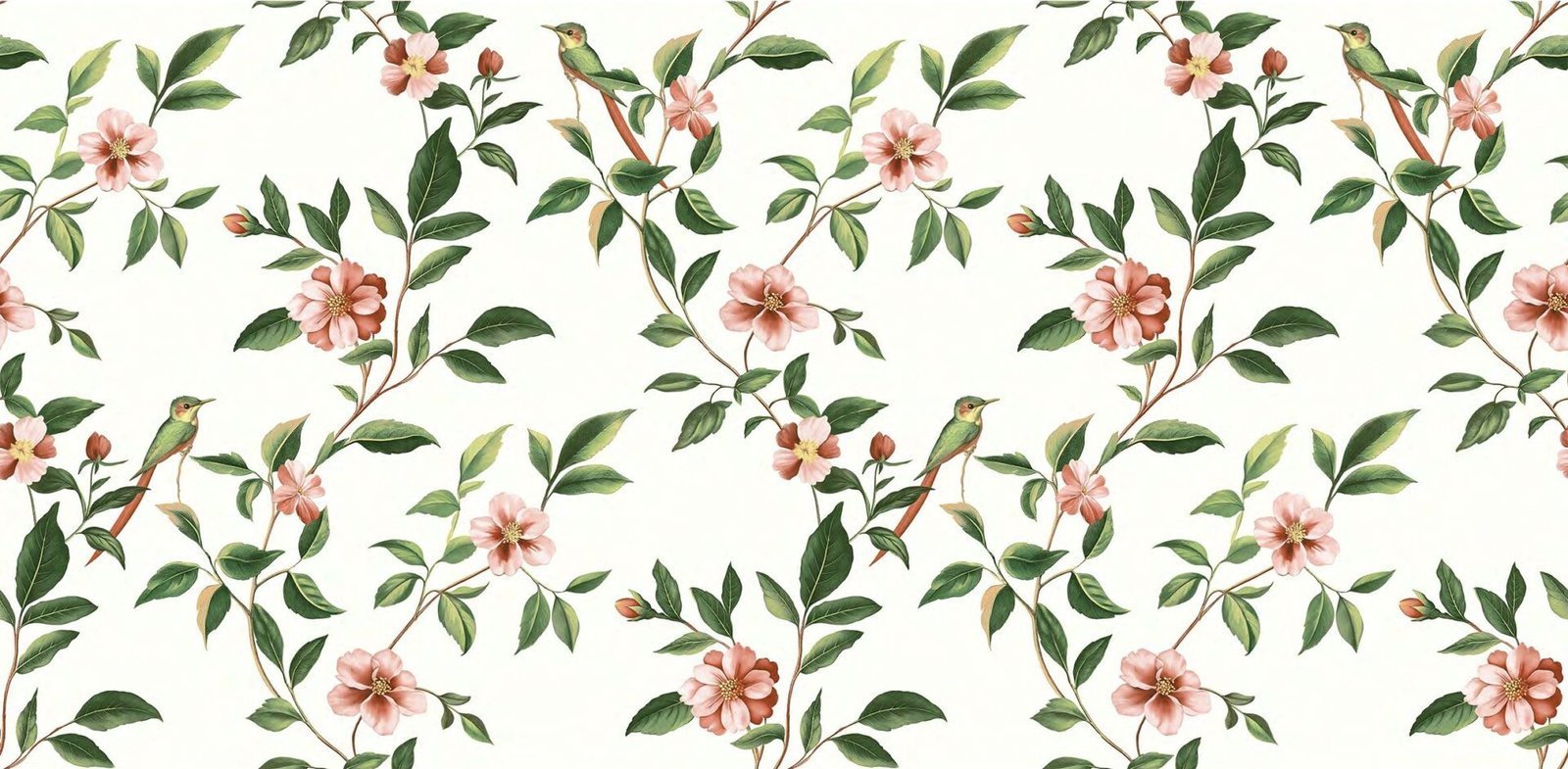 Blossom Aviary — Floral Wallpaper Dubai - Image 2