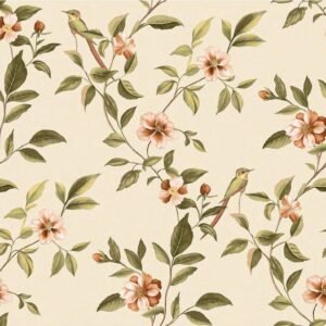 Blossom Aviary — Floral Wallpaper Dubai