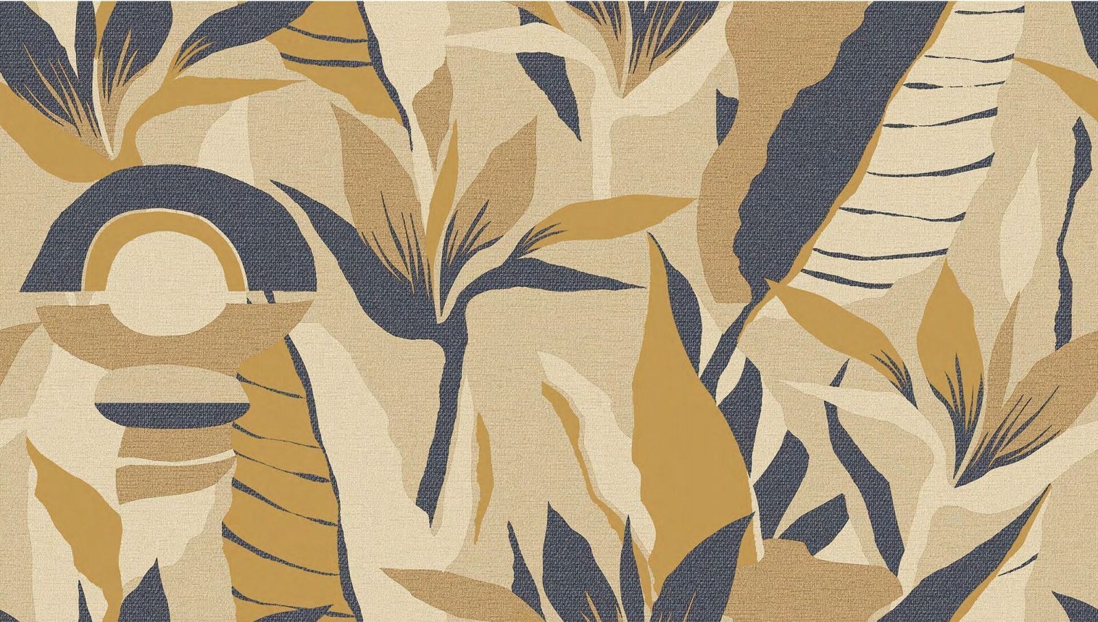 Tropical Silhouette — Plain & Textured Wallpaper Dubai