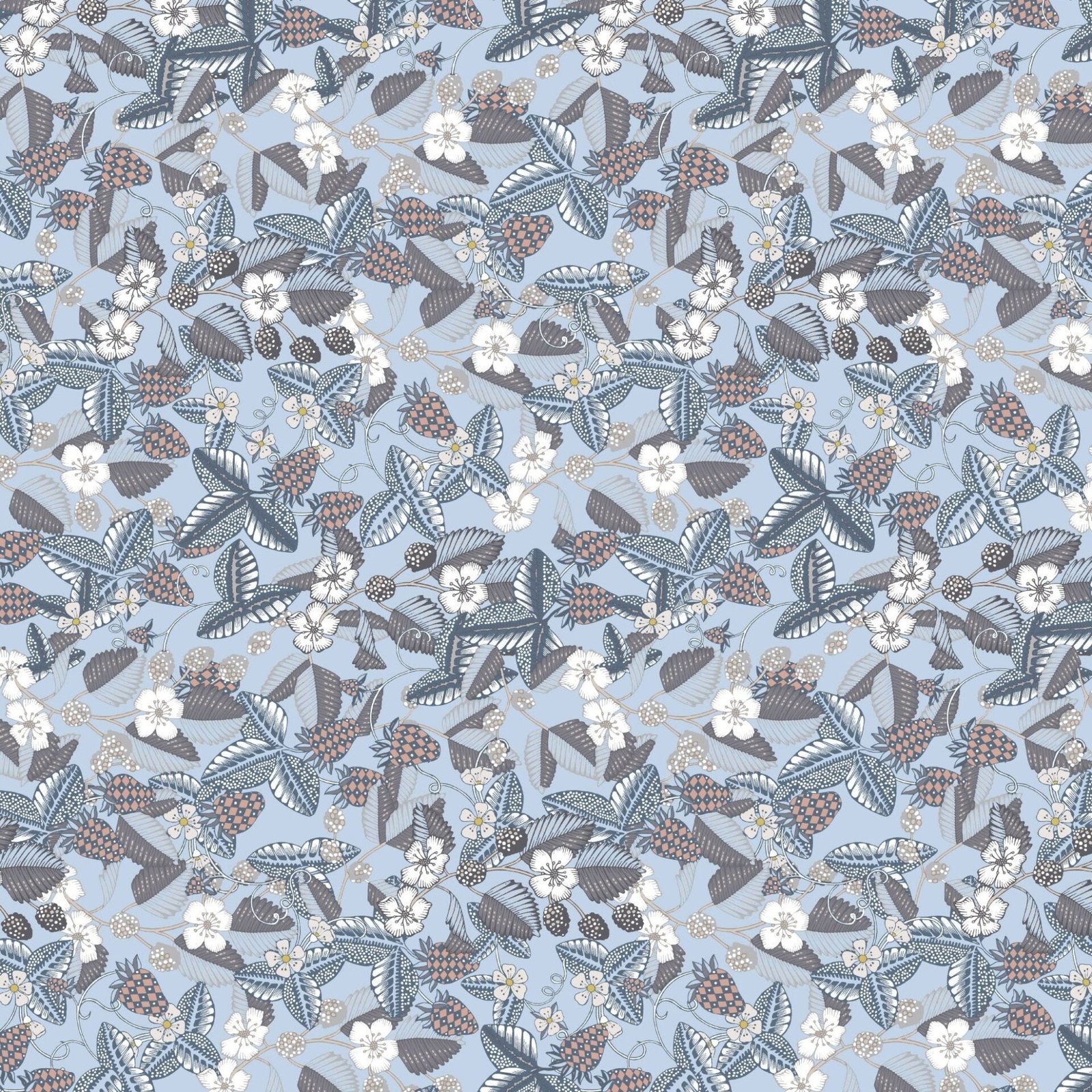 Delft Bramble — Luxury Floral Wallpaper Dubai - Image 2