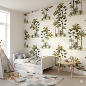 Desert Palms — Luxury Kids Wallpaper Dubai