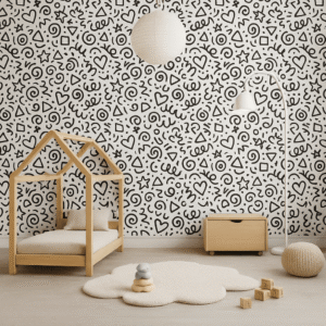 Doodle Den — Plain & Textured Wallpaper Dubai