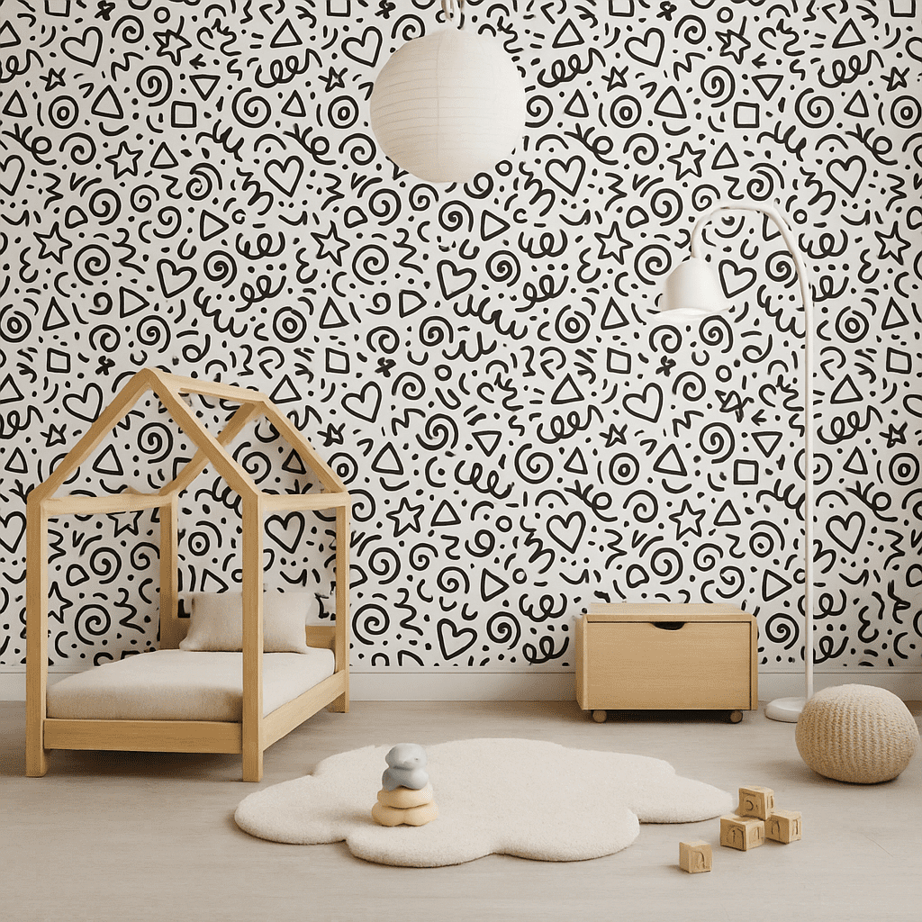 Doodle Den — Plain & Textured Wallpaper Dubai