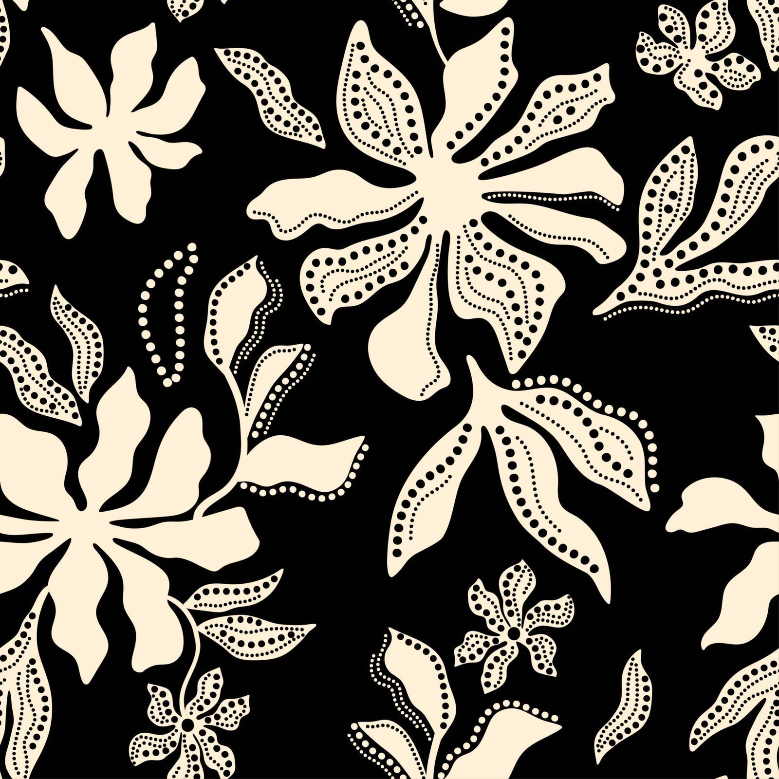 Dotted Elegance — Luxury Floral Wallpaper Dubai - Image 2