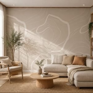 Dune Calligraphy — Modern Wallpaper Dubai