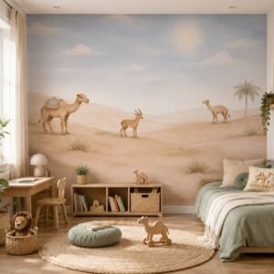 Dune Safari — Luxury Kids Wallpaper Dubai