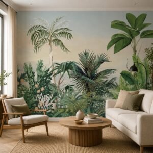 Edenic Horizon — Luxury Floral Wallpaper Dubai