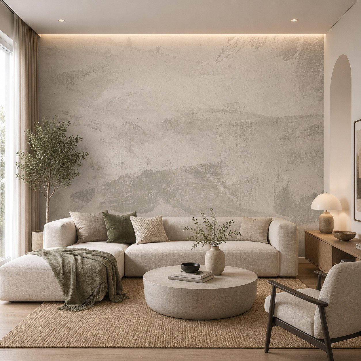 Faded Fresco — Modern Wallpaper Dubai