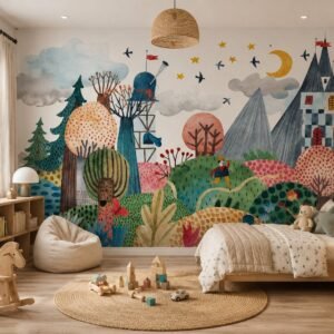 Fairytale Wanderer — Luxury Kids Wallpaper Dubai