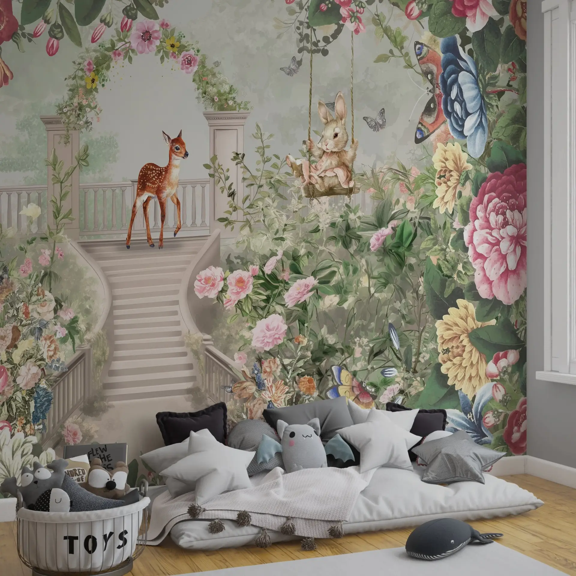 Fawn Garden — Luxury Kids Wallpaper Dubai - Image 2