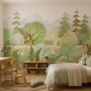 Fernlight Forest — Luxury Kids Wallpaper Dubai