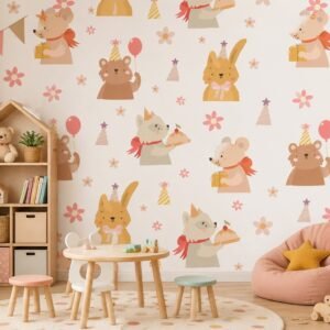 Fete Fauna — Luxury Kids Wallpaper Dubai