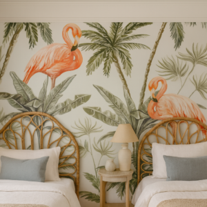 Flamingo Eden — Luxury Kids Wallpaper Dubai