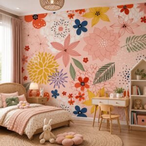 Fleur Fanfare — Luxury Floral Wallpaper Dubai