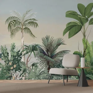 Forest Lush — Luxury Floral Wallpaper Dubai