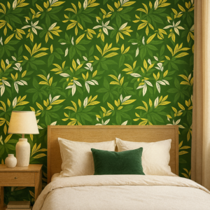 Forest Whispers — Luxury Floral Wallpaper Dubai
