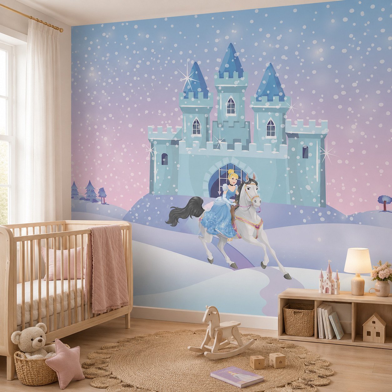 Frosted Crown — Luxury Kids Wallpaper Dubai
