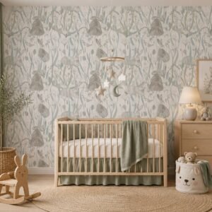 Frosted Forage — Luxury Kids Wallpaper Dubai