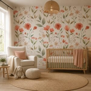 Garden Whimsy — Luxury Kids Wallpaper Dubai