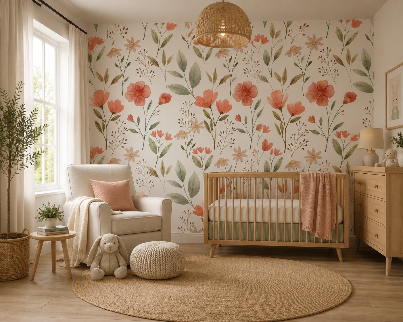 Garden Whimsy — Luxury Kids Wallpaper Dubai
