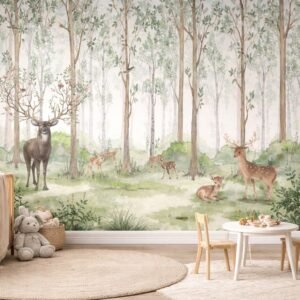 Gentle Forest — Luxury Kids Wallpaper Dubai