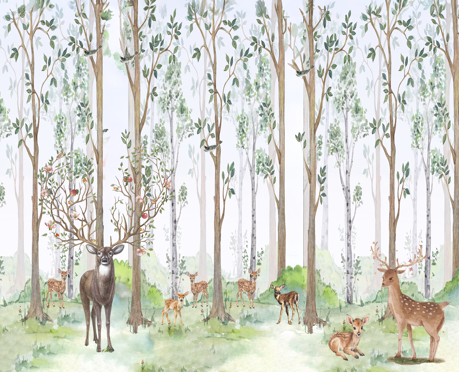 Gentle Forest — Luxury Kids Wallpaper Dubai - Image 3
