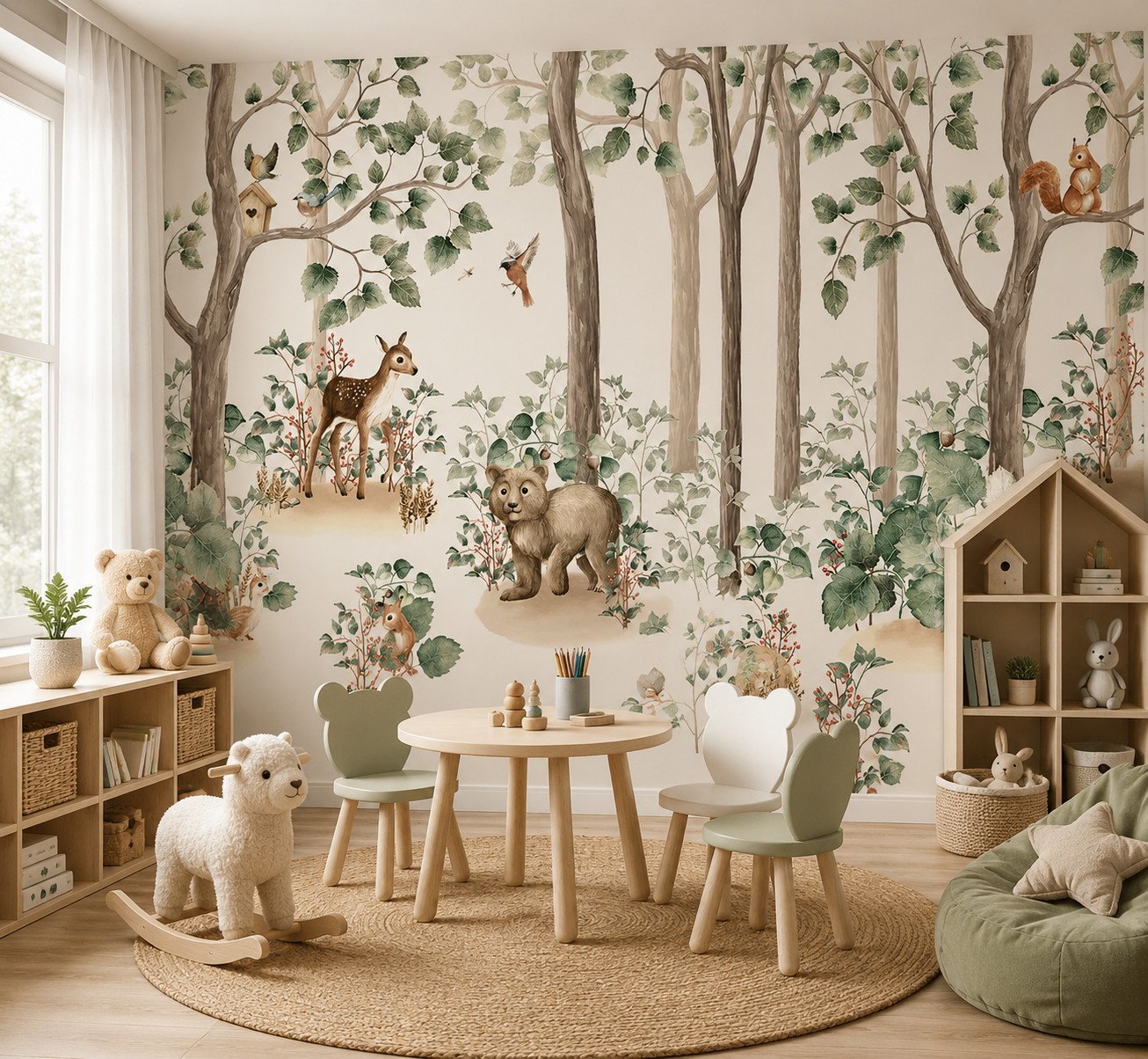 Gentle Wildwood — Luxury Kids Wallpaper Dubai