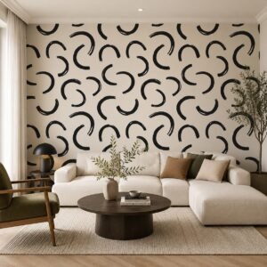 Gestural Arcs — Modern Wallpaper Dubai